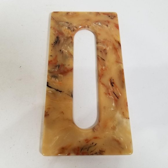 Vintage Plastic Tissue Box Cover Lid Insert Marble - Picture 2 of 12